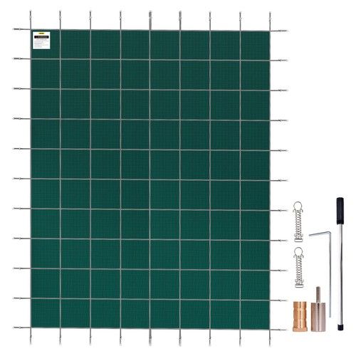 VEVOR Inground Pool Safety Cover Winter Pool Cover 20 x 42 ft with Anchor Tools