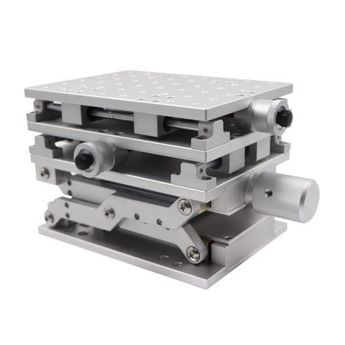 XYZ Axis 3D Workbench 3 Axis Sliding Moving Table For Laser Marking Optical Lab