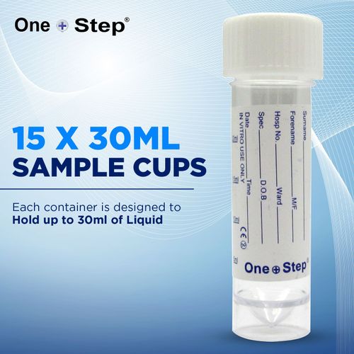 Urine Sample Bottles Specimen Containers 30ml Labelled Pots- Same As NHS — image 2