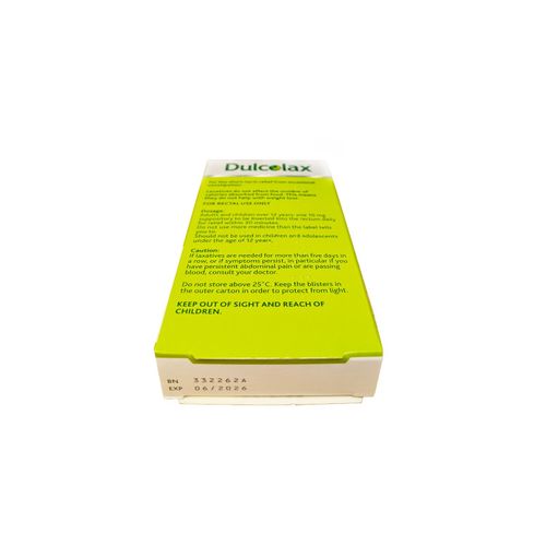 Dulcolax Suppositories Adult 10mg - Constipation Relief - 12 Suppositories — image 6