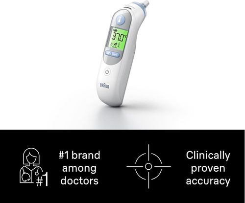 BRAUN THERMOSCAN 7 EAR THERMOMETER PRECISCION FILTER IRT 6520 — image 3
