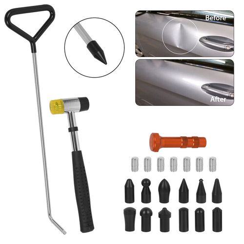 14pc Paintless Dent Repair Rod Kit Auto Dent Removal Tools Car Dent Pullout Tool — image 3