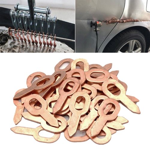 50X Dent Puller Rings For Spot Welding Welder Car Body Panel Pulling Washer Tool — image 4
