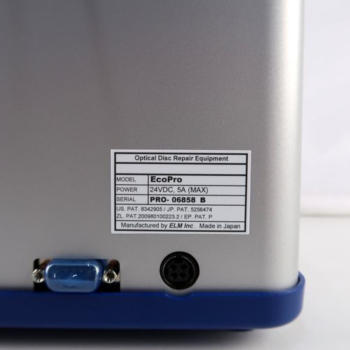 Eco Pro 2 ELM CD DVD Blu-ray Disc Repair Cleaning Machine + Kit  Auto Resurfacer — image 5