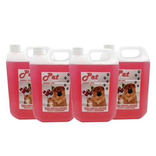 Pet Cattery Kennel Disinfectant Deodoriser Cleaner Pet Guard 4 x 5L Cherry Pop — image 3