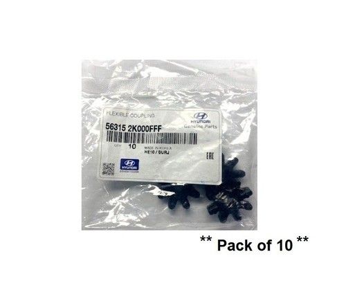 Hyundai i40 Steering Column Rubber Coupling Steering Pack of 10 563152K000FFF