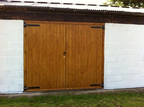 Side Hinged Hung Timber Wooden Garage Doors Gates - BARN DOORS