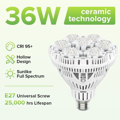 SANSI Grow Lights for Indoor Plants 10W 36W 40W Full Spectrum LED Plant Lamp UK — image 9