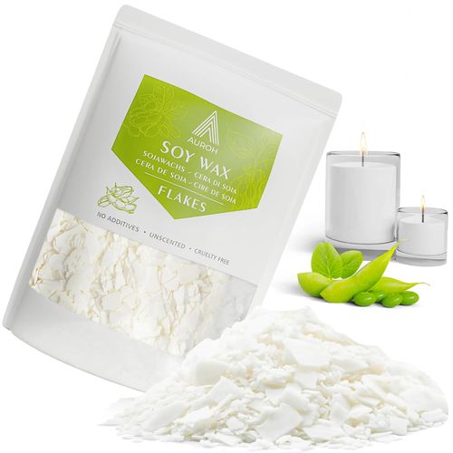 Candle Making Kit 24 Black Tins 4oz 2kg Soy Wax Flakes 10cm Pre Waxed Wicks — image 3