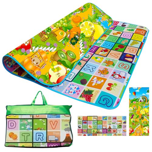 Kids Crawling 2 Sided Play Mat Educational Game Soft Foam Picnic Baby 200X180cm — image 4