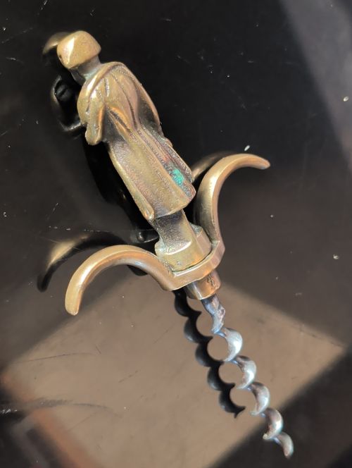 Antique Brass Corkscrew - Napoleon Bonaparte Fr — image 9