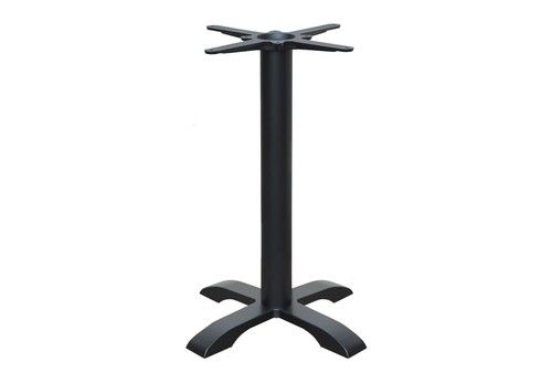 black premium cast iron table base dining restaurant cafe pub cross