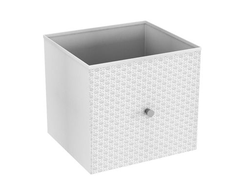 Foldable Woven Fabric Storage Cube Box Drawer Insert Organiser Basket w/ Handle — image 4
