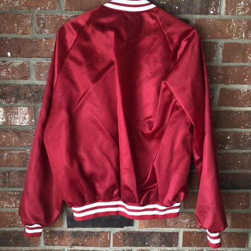 Vintage Exxon Pipeline Company Red/White Dunbrooke Plac-Jac Size Large USA Made — image 9