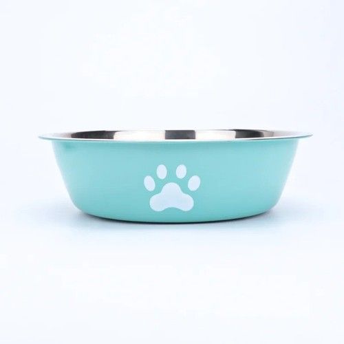 Stainless Steel Pet Bowl Anti-Slip Large Dog Cat Feeding Bowl Feeder Food Water