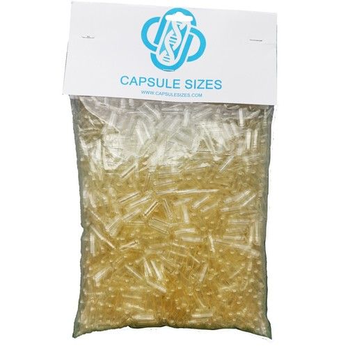Empty capsules size 000 - 4 gelatin vegetarian Pharmaceutical, Halal, Kosher