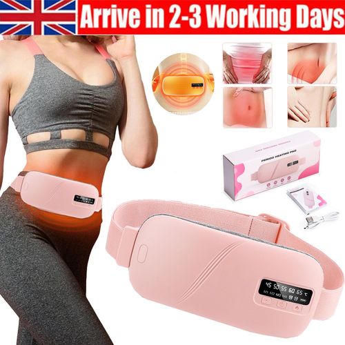 Electric Heating Menstrual Heat Pad Massage Belt For Period Pain Relief Cramps — image 3