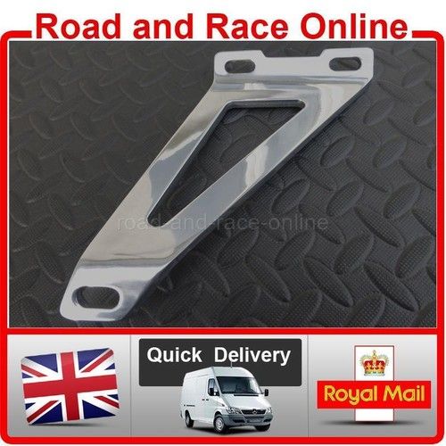 Polished Aluminium Motorcycle Exhaust Hanger For Race or Track Day Bike End Can
