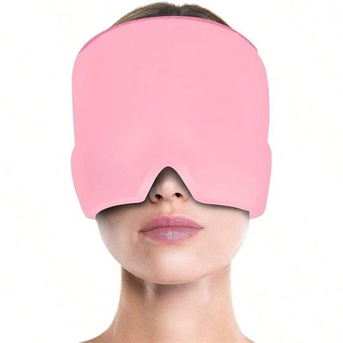 Migraine Relief Ice Cap Tension Heat Cold Therapy Mask Reusable Headache Ice Hat — image 11