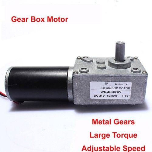 Ultrashort motor High-torque worm gear motor DC motor 4058GW 12V 24V