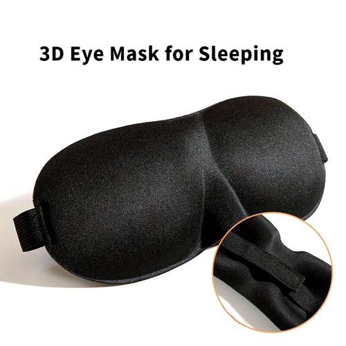 Eye Cover Sleeping Mask 3D Soft Padded Eye Mask Blackout Night Travel Blindfold — image 2