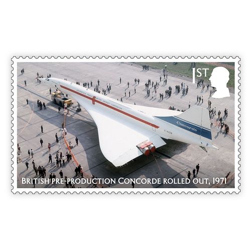 Concorde Stamps Coin Cover 50p Brilliant Uncirculated fr Royal Mail Royal Mint — image 8