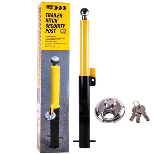 Maypole Removable Trailer Hitch Security Post Tow Ball Caravan Anti Theft Lock