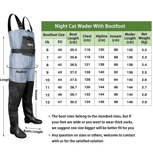 Fishing Waders Dry Suit Hunting Waterproof Farm Chest Waders with Boots and Belt — image 1