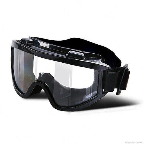 1PC Safety Goggles Eye Protective Over Glasses Clear Anti Fog Dust Outdoor Work