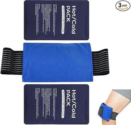 Ice Packs for Injuries Reusable(3 Piece Set),Gel Hot & Cold Ice Packs,Joint Pain