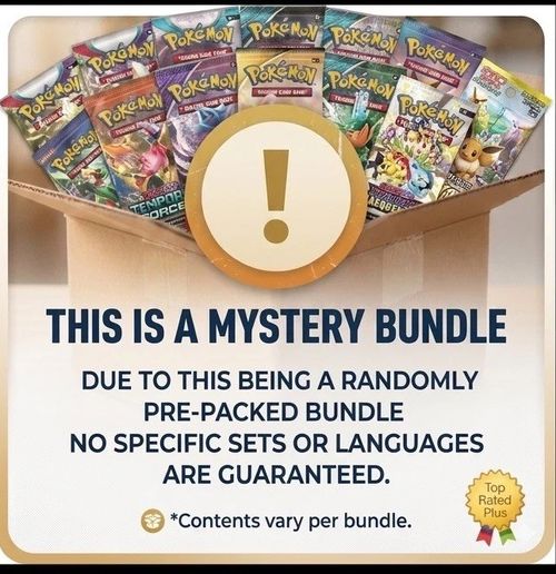 Pokemon Sealed Booster Pack Mystery Bundle 3x Factory Sealed Packs Rare TCG Gift — image 3