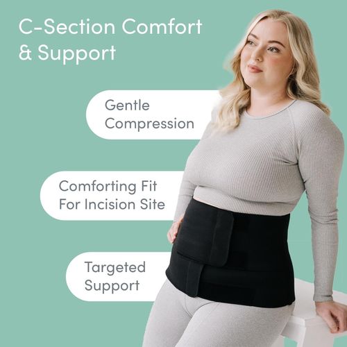 Postpartum Belly Wrap Support Band C-Section/Natural Birth Recovery Belt, Size M — image 3