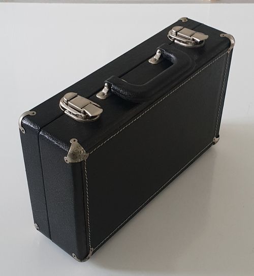 Clarinet Hard Wood Case - Black with Plush Lining - Empty Case for Bb Clarinet - — image 5