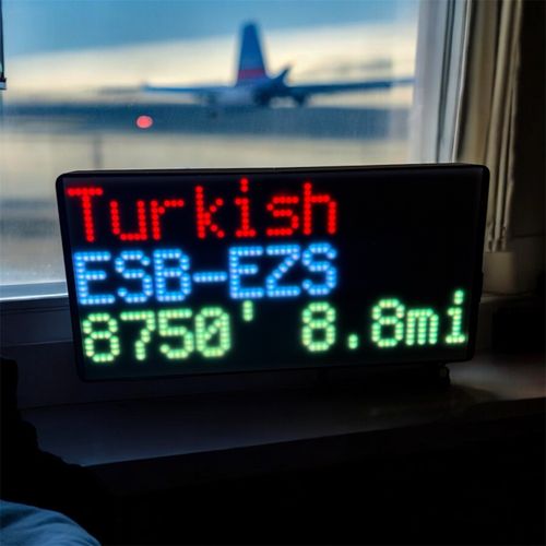 NearestPlane Live Flight Tracker Display - Real-Time Aircraft LED Display WiFi — image 3