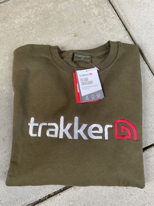 Men’s 2XL Trakker Sweatshirt Carp Fishing Jumper khaki Long Sleeve Top — image 5