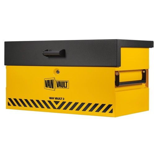Van Vault 2 Secure Steel Tool Storage Box Heavy Duty Commercial Vehicle 48kg