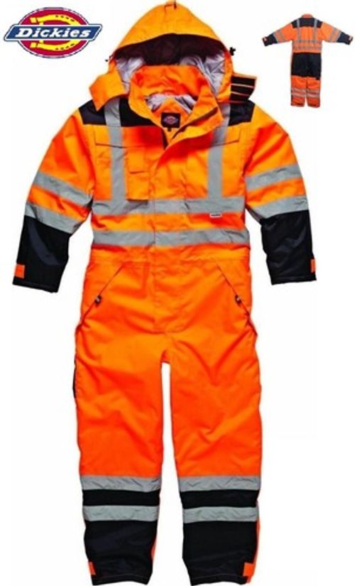 Dickies Winter Coverall - Winter Waterproof Padded Quilted - Tunnel Suit SA7000