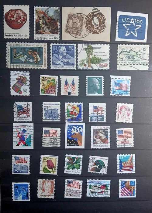 All Different US Stamp Collection With Many Old Classic Stamps #287, #286, #649 — image 6