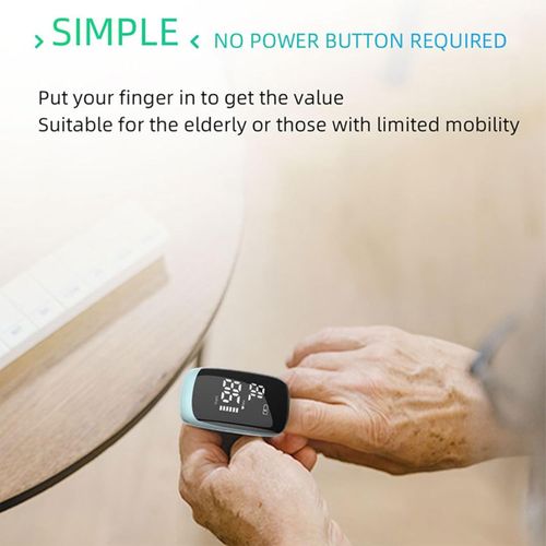 NEW Fingertip Oximeter Oxygen Blood, Pulse SpO2 Monitor Saturation Meter UK — image 9