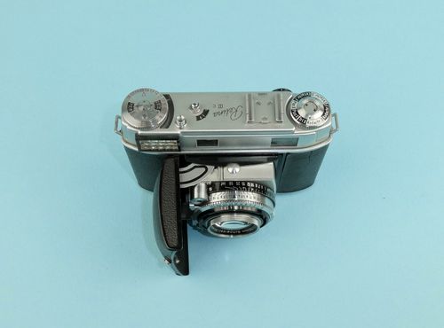 1957 Kodak Retina IIIc (Type 021 II) rangefinder outfit. Cased with three lenses — image 11