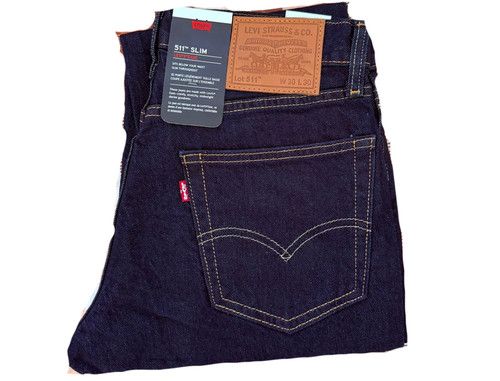 Levi's® 511 Slim Jeans Men's ROCK COD Blue-Dark Wash Stretch Denim
