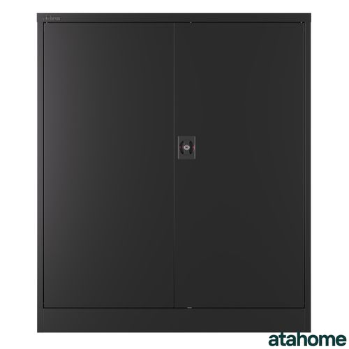 Atahome Metal Cabinet Storage Cupboard Lockable Steel Cabinet Adjustable Shelves — image 16