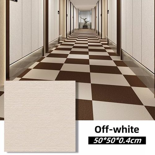 50x50cm Self Adhesive Area Carpet Tiles Peel and Stick Floor Plank Mat Non-Slip — image 3