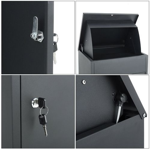 Extra Large Outdoor Parcel Secure Box Lockable Package Delivery Drop Postbox — image 11