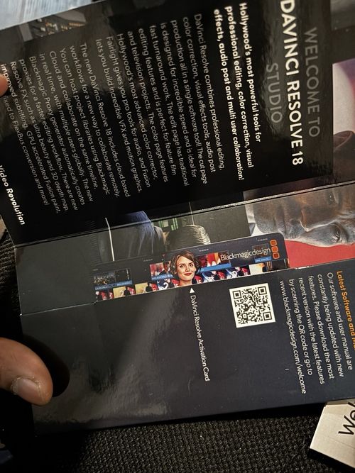 Blackmagic Design DaVinci Resolve Studio License Key — image 1