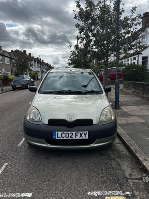 2002 3 Door Toyota Yaris 1.0 VVT Petrol Manual Ulez Compliant Hatchback Car MOT