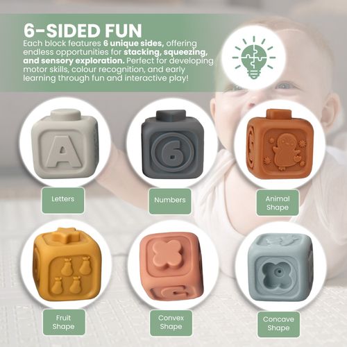 Kyoot Koala Twin Set Incl Silicone Stacking Ring and Building Blocks Baby Toys — image 4