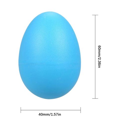 12Pcs Egg Shakers Musical Instruments Percussion Egg for Kids Toy Plastic Easte — image 4