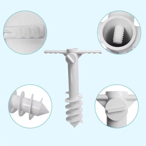 SCREW IN PARASOL ADJUSTABLE BASE HOLDER UMBRELLA GROUND SPIKE BEACH STAND BEST — image 10