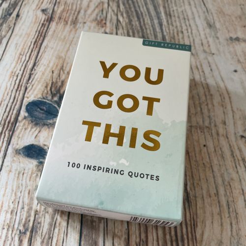 Gift Republic’You Got This’ card deck of 100 inspiring quotes to empower you — image 1